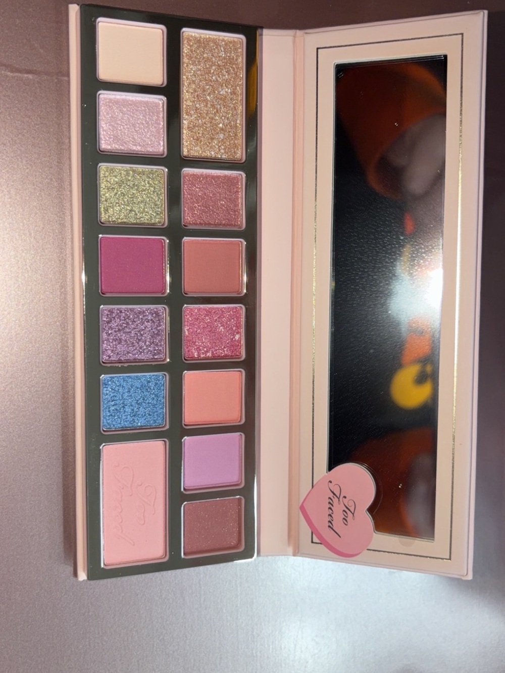 Too Faced Pink, Purple, Blue & Gold Eyeshadow Palette